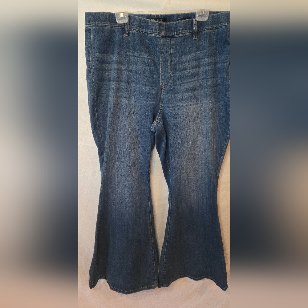 Judy Blue Flare Wide Leg Blue Jeans